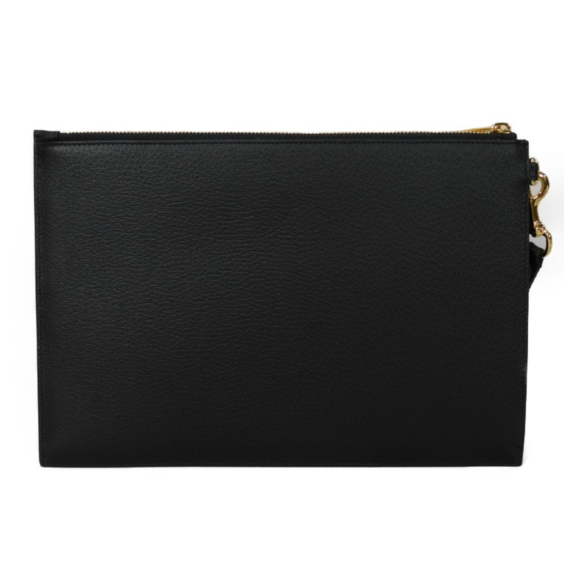 Gucci Horsebit, Black, Leather, clutch