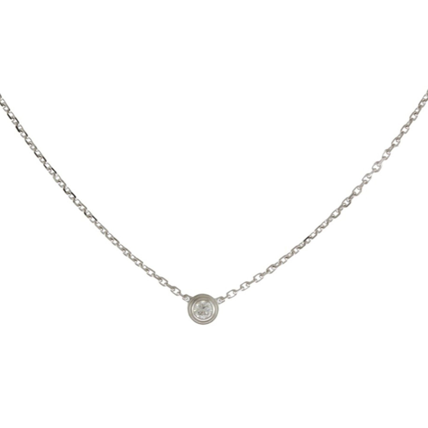 Cartier D'Amour, Silver, White Gold, necklace