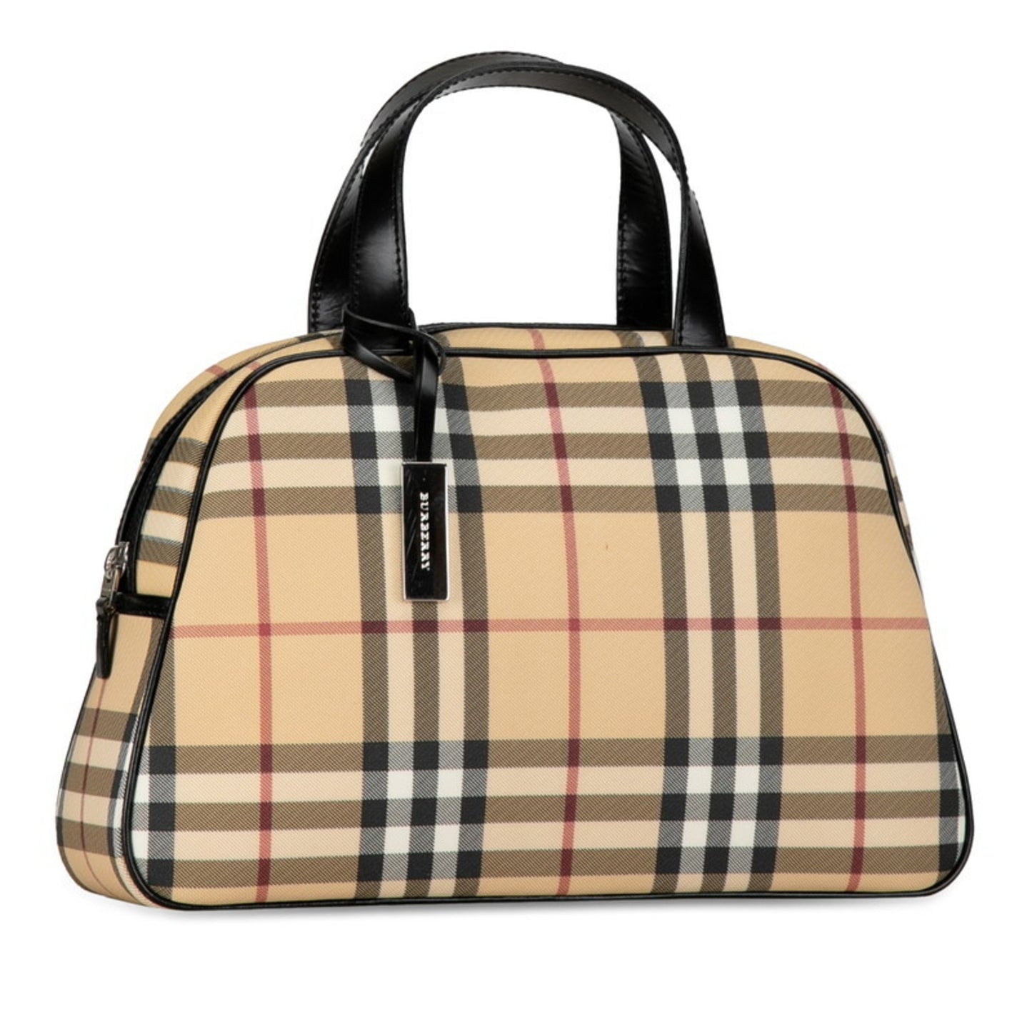 Burberry Nova Check, Beige, Canvas, handbag