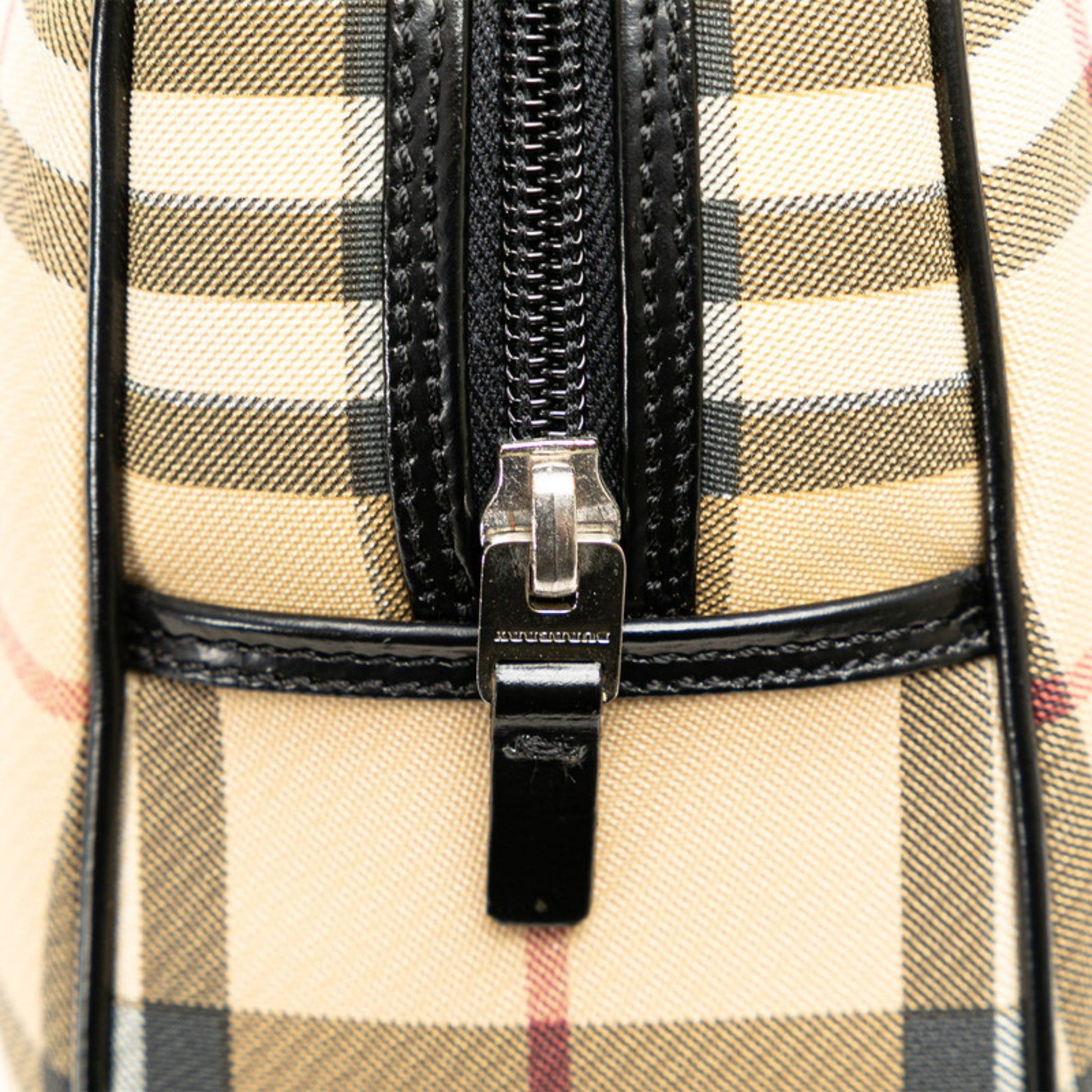 Burberry Nova Check, Beige, Canvas, handbag