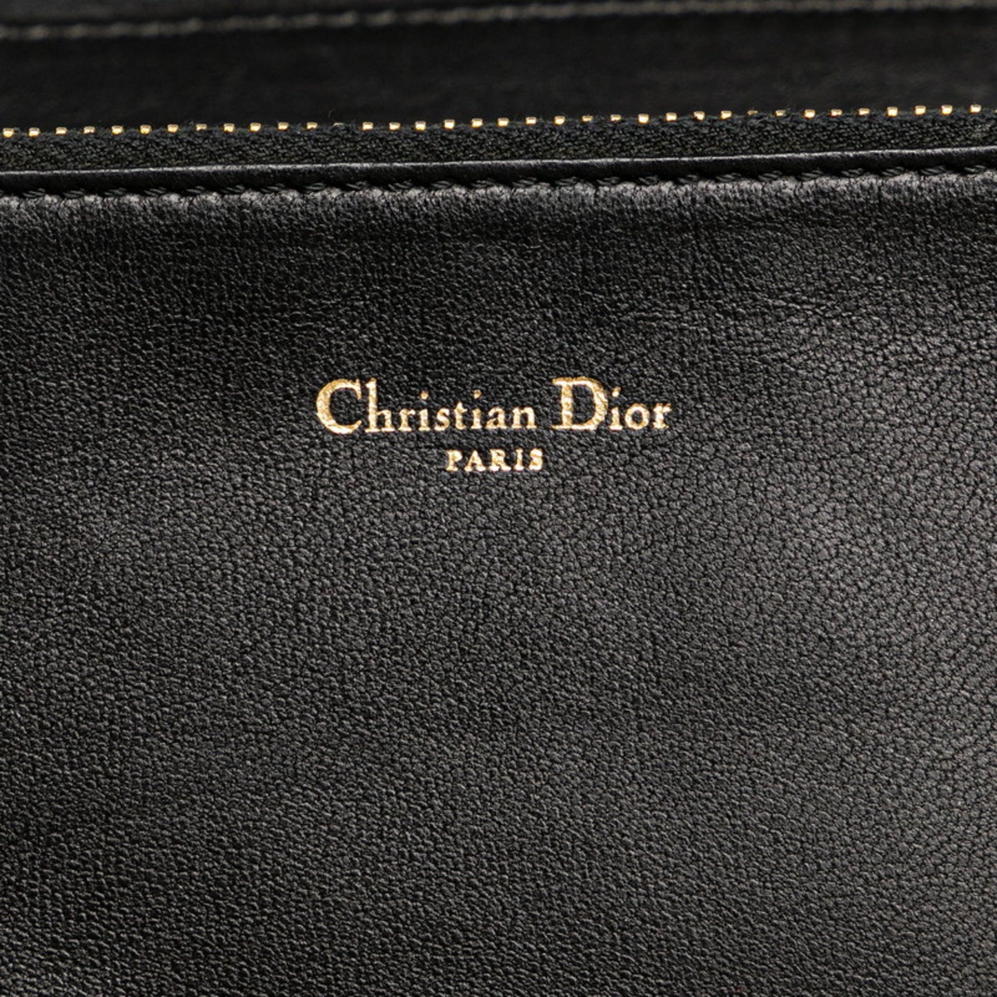 Dior Cannage/Lady, Black, Leather, wallet