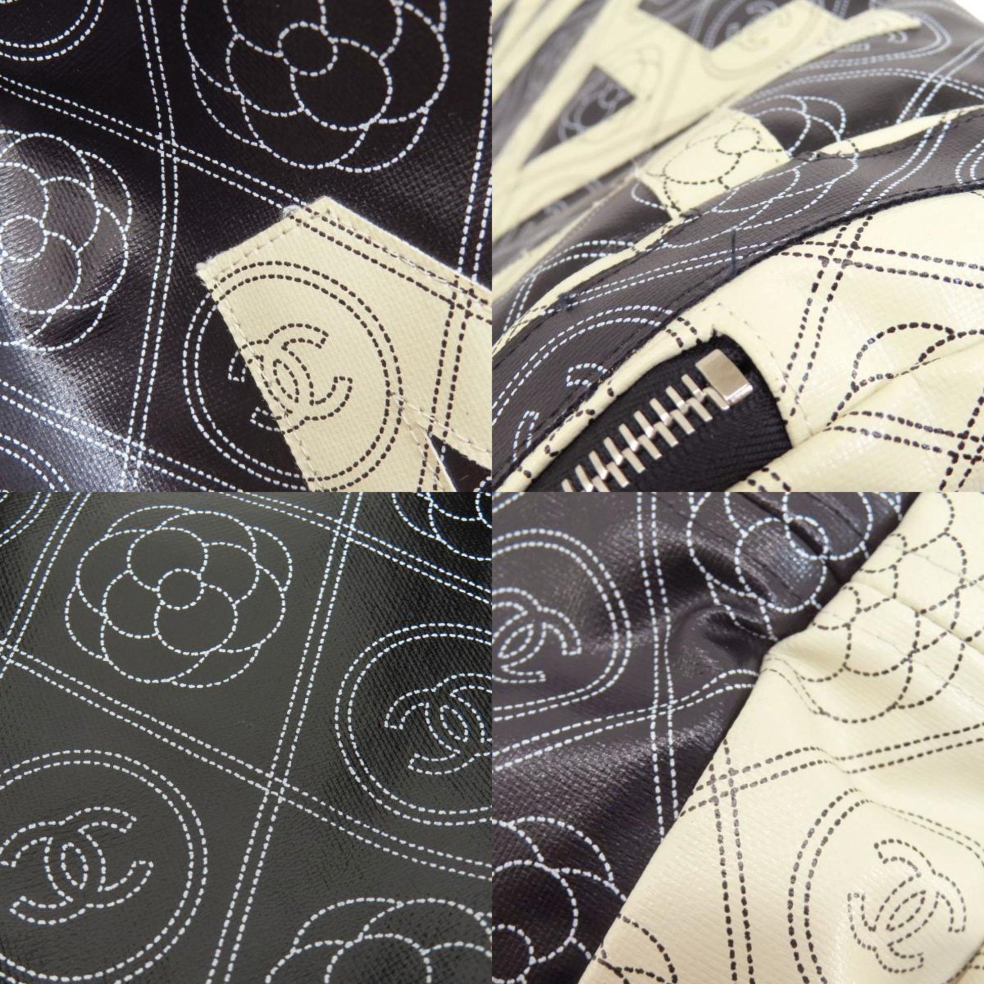 Chanel Coco Mark, Black, Leather, travel