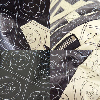 Chanel Coco Mark, Black, Leather, travel