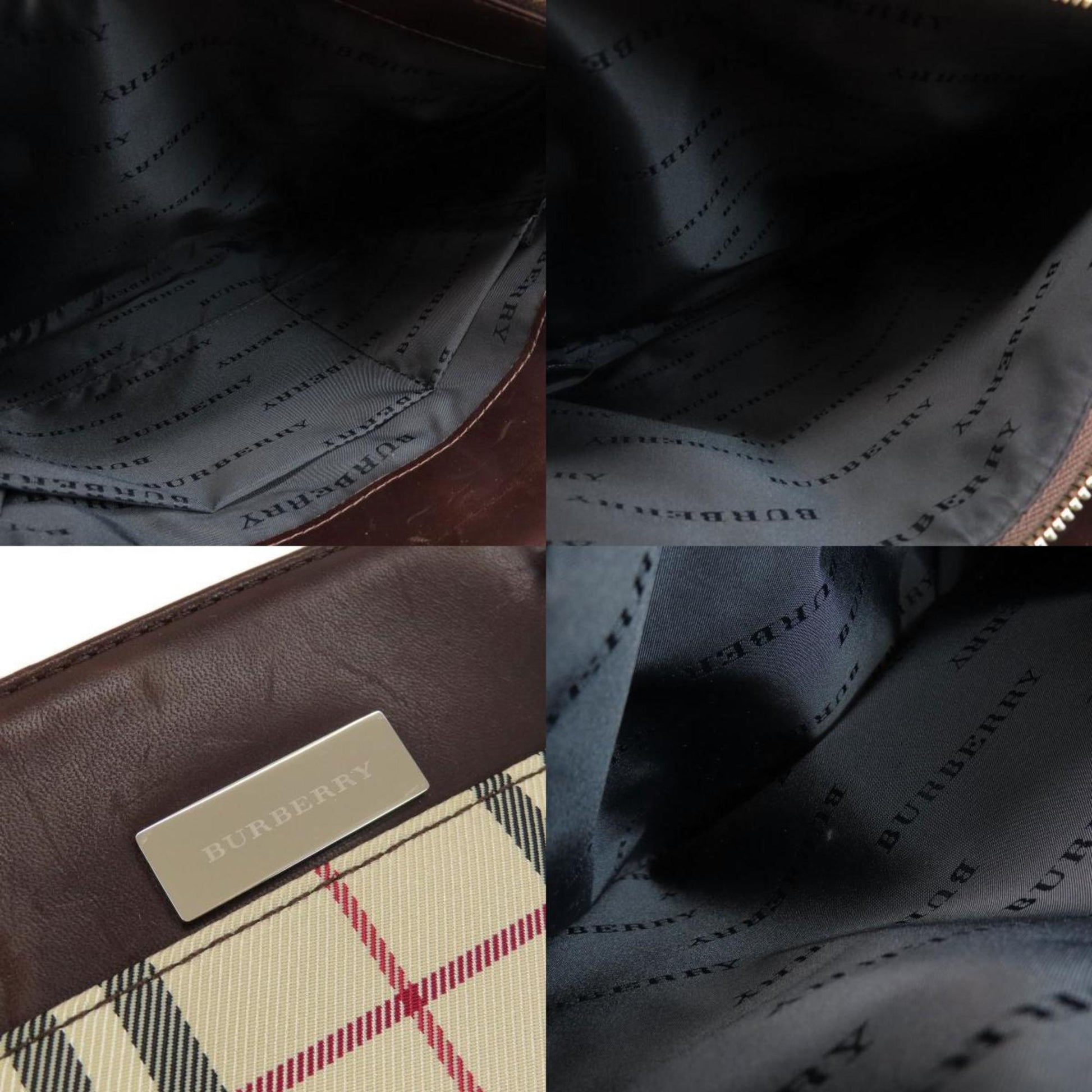 Burberry Nova Check, Beige, Canvas, tote