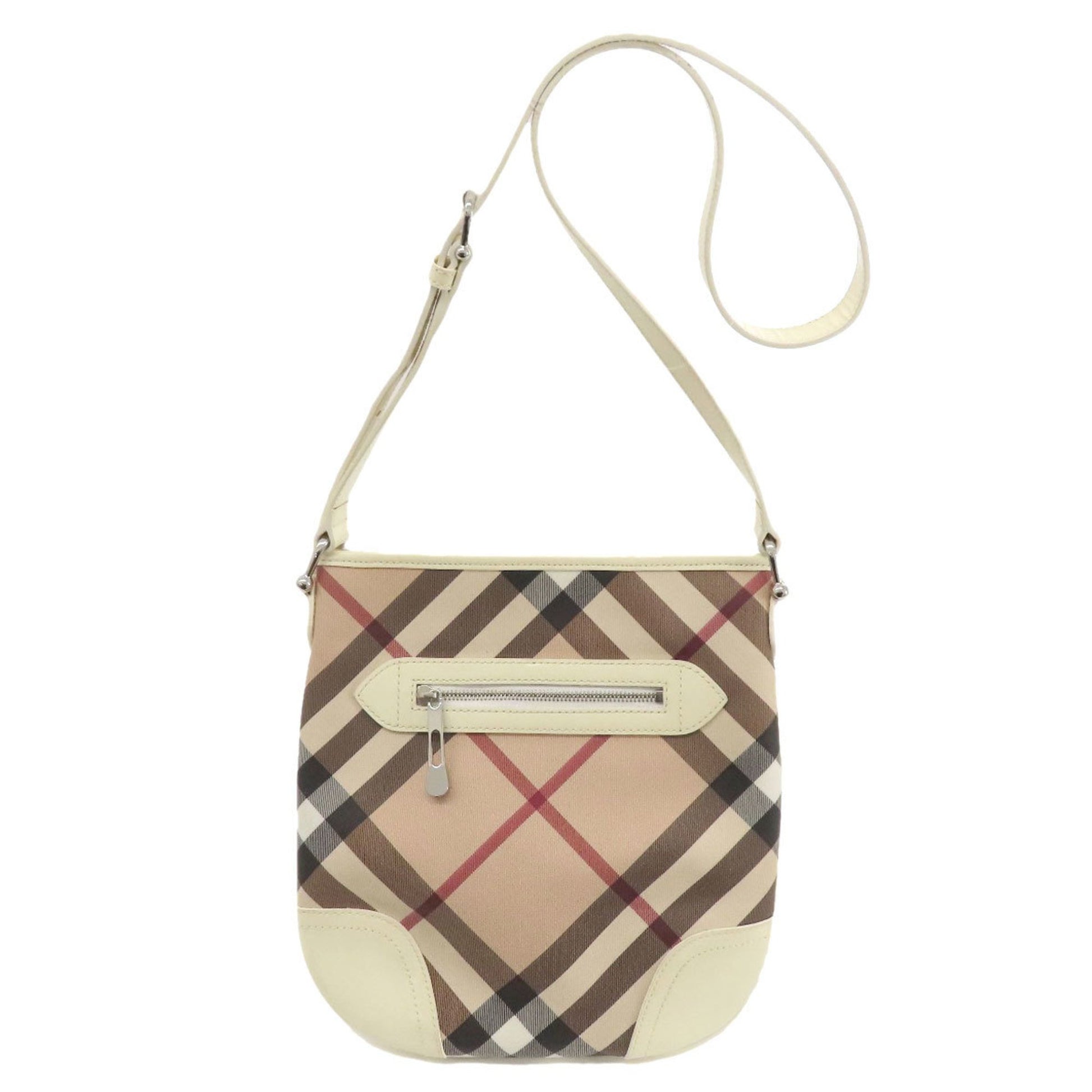 Burberry Nova Check, Beige, Canvas, shoulder