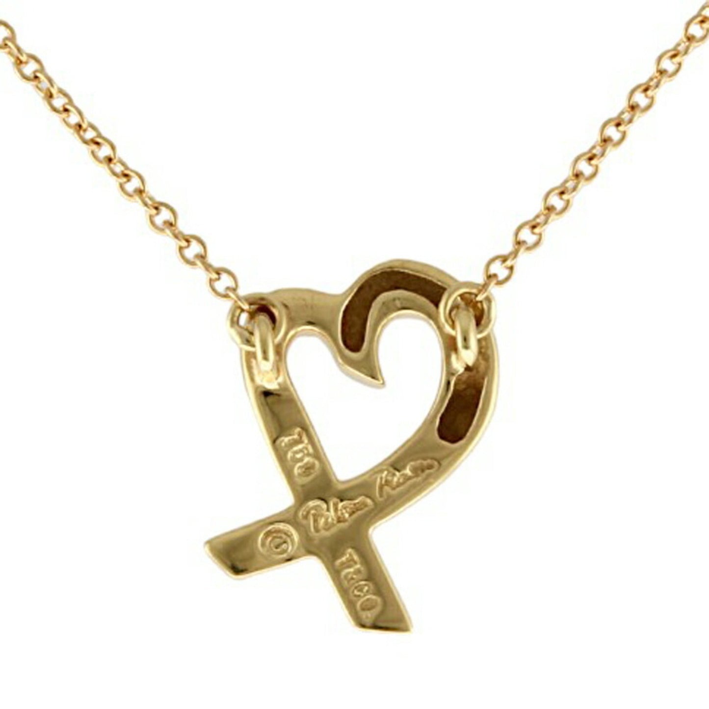 Tiffany & Co Loving heart, Gold, Yellow Gold, necklace