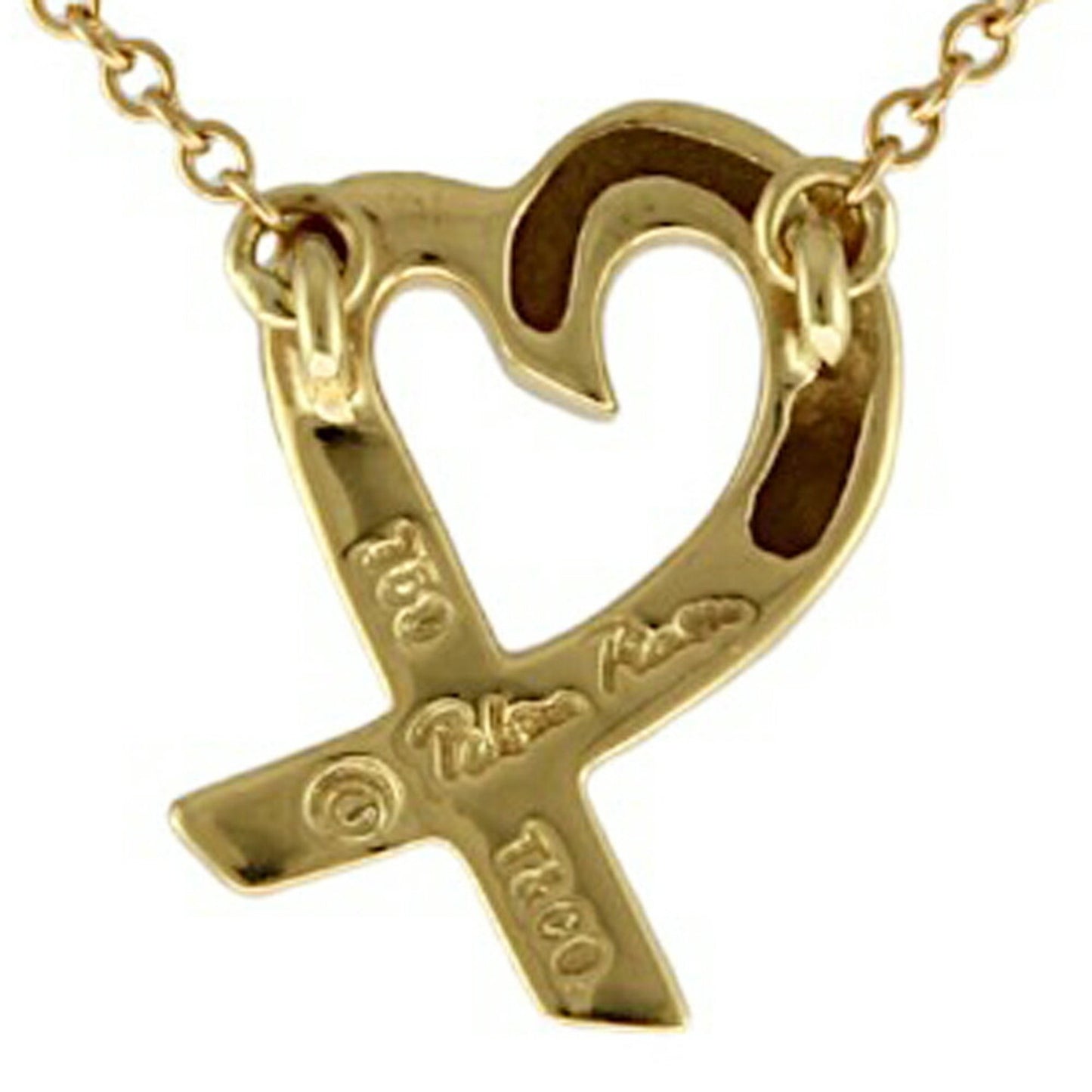 Tiffany & Co Loving heart, Gold, Yellow Gold, necklace