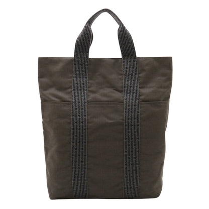 Hermès Herline, Grey, Canvas, tote