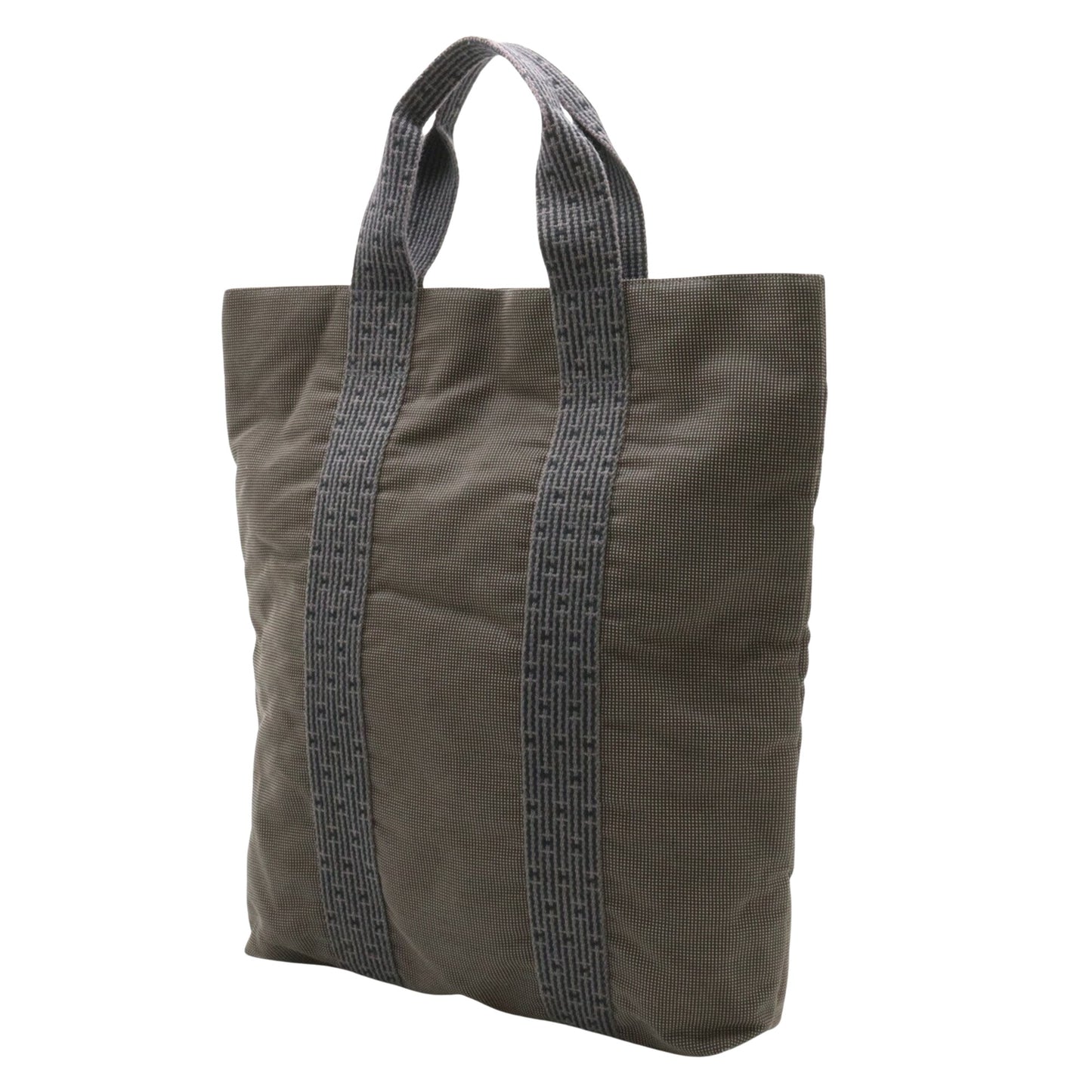 Hermès Herline, Grey, Canvas, tote