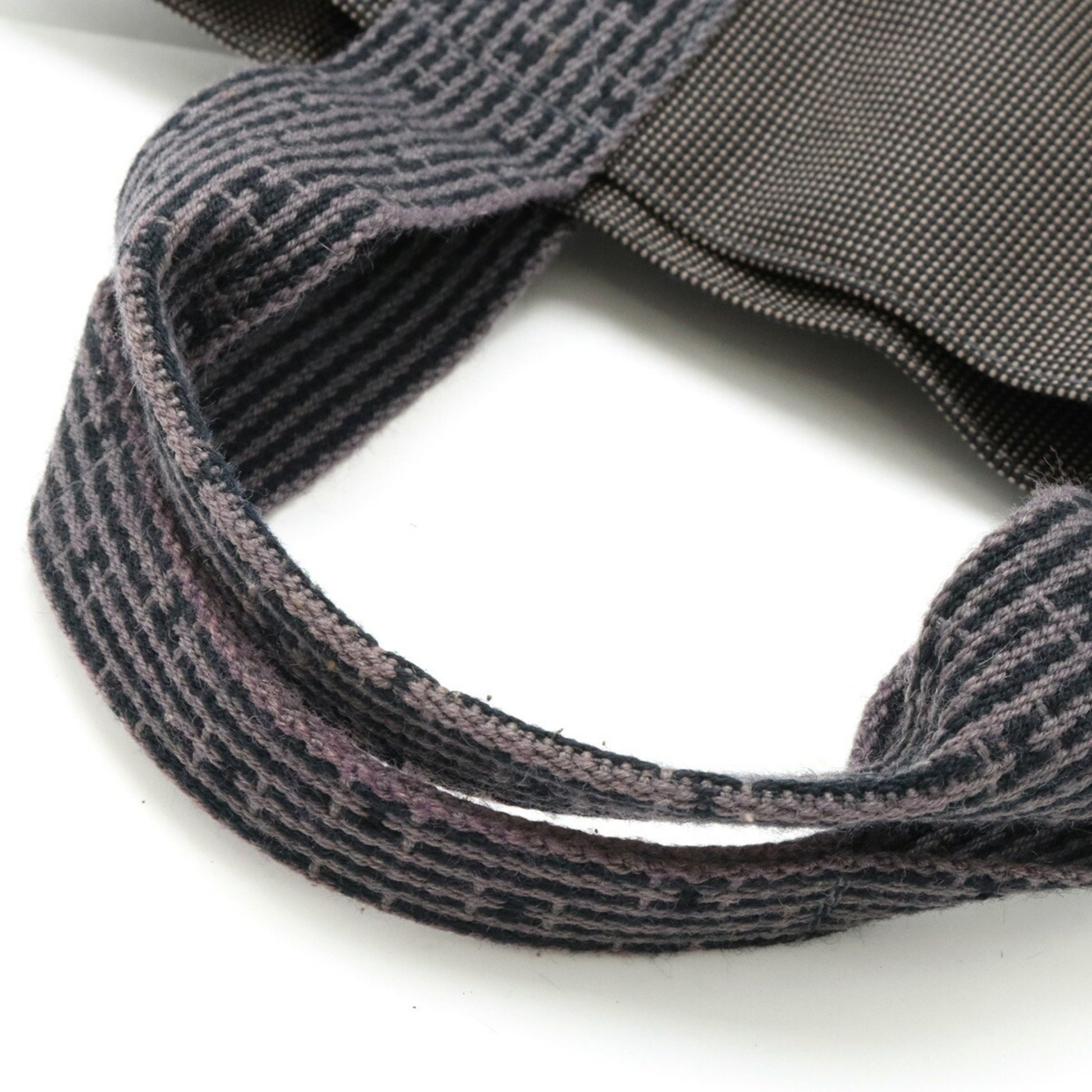 Hermès Herline, Grey, Canvas, tote