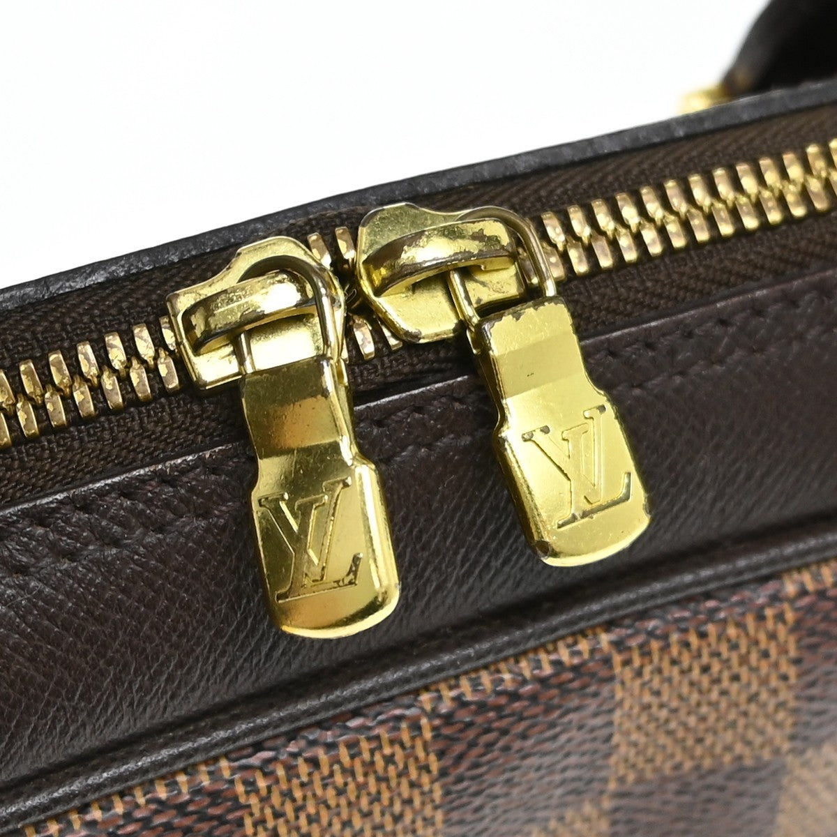 Louis Vuitton Brera Damier, Brown, Canvas, Handbag