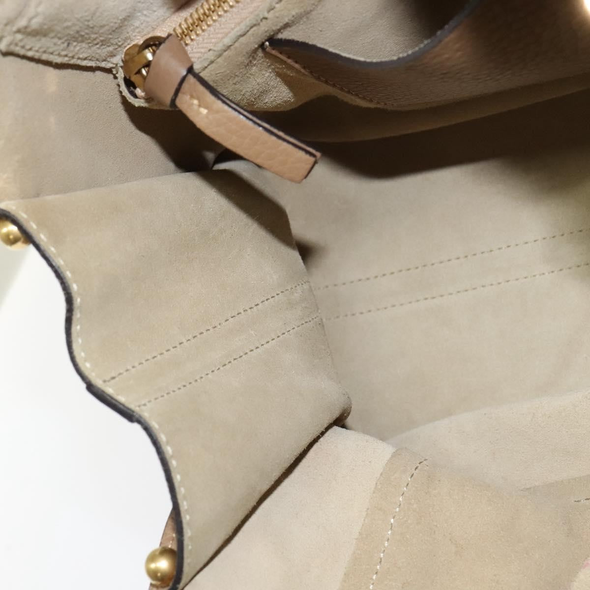 Chloe Hailey Leather, Beige, Leather, Handbag