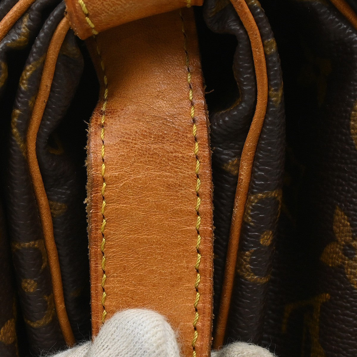 Louis Vuitton Saumur Monogram Canvas, Brown, Canvas, Shoulder Bag