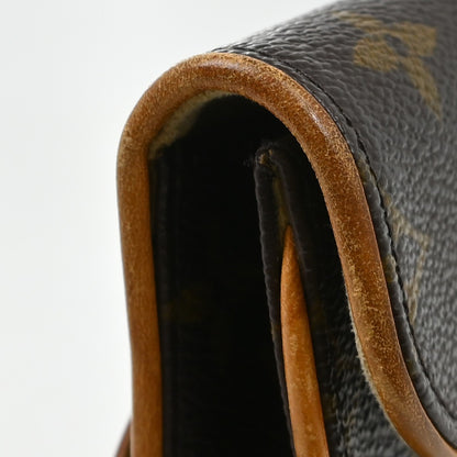 Louis Vuitton Florentine Waist Monogram Canvas, Brown, Canvas, Clutch