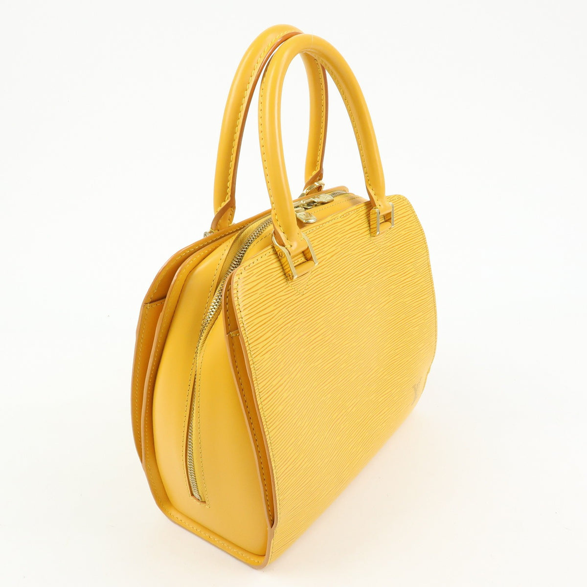 Louis Vuitton Pont Neuf Epi Leather, Yellow, Leather, Handbag