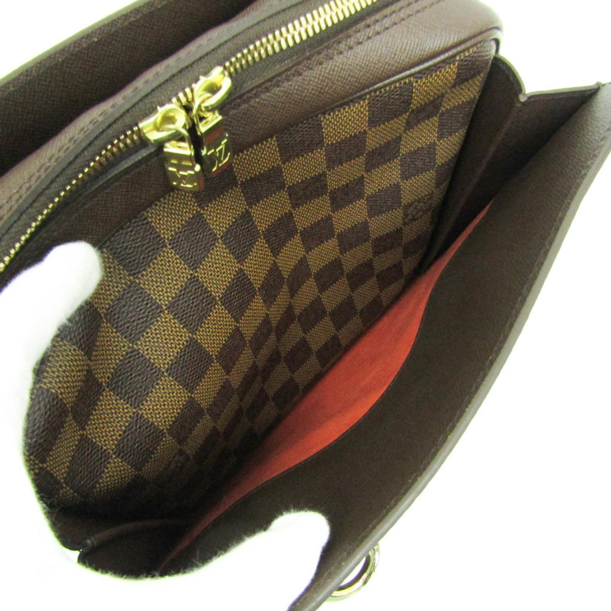 Louis Vuitton Triana, Brown, Canvas, handbag
