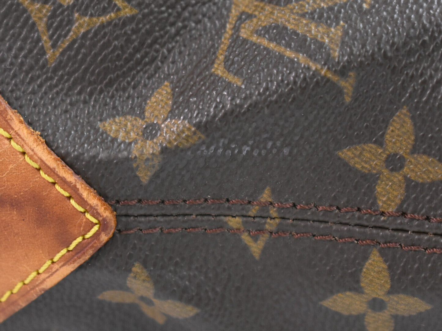 Louis Vuitton Mezzo, Brown, Canvas, tote