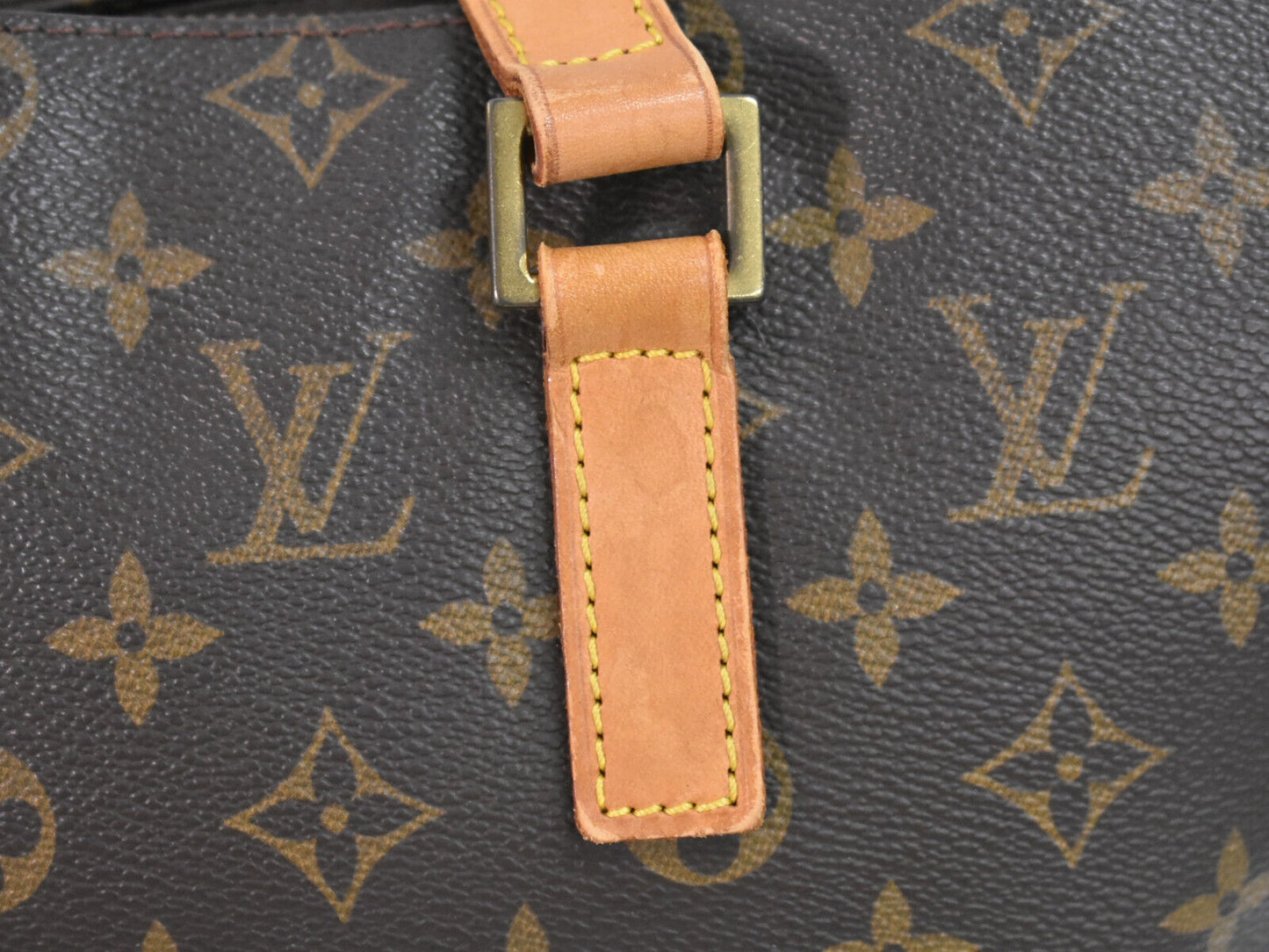 Louis Vuitton Mezzo, Brown, Canvas, tote