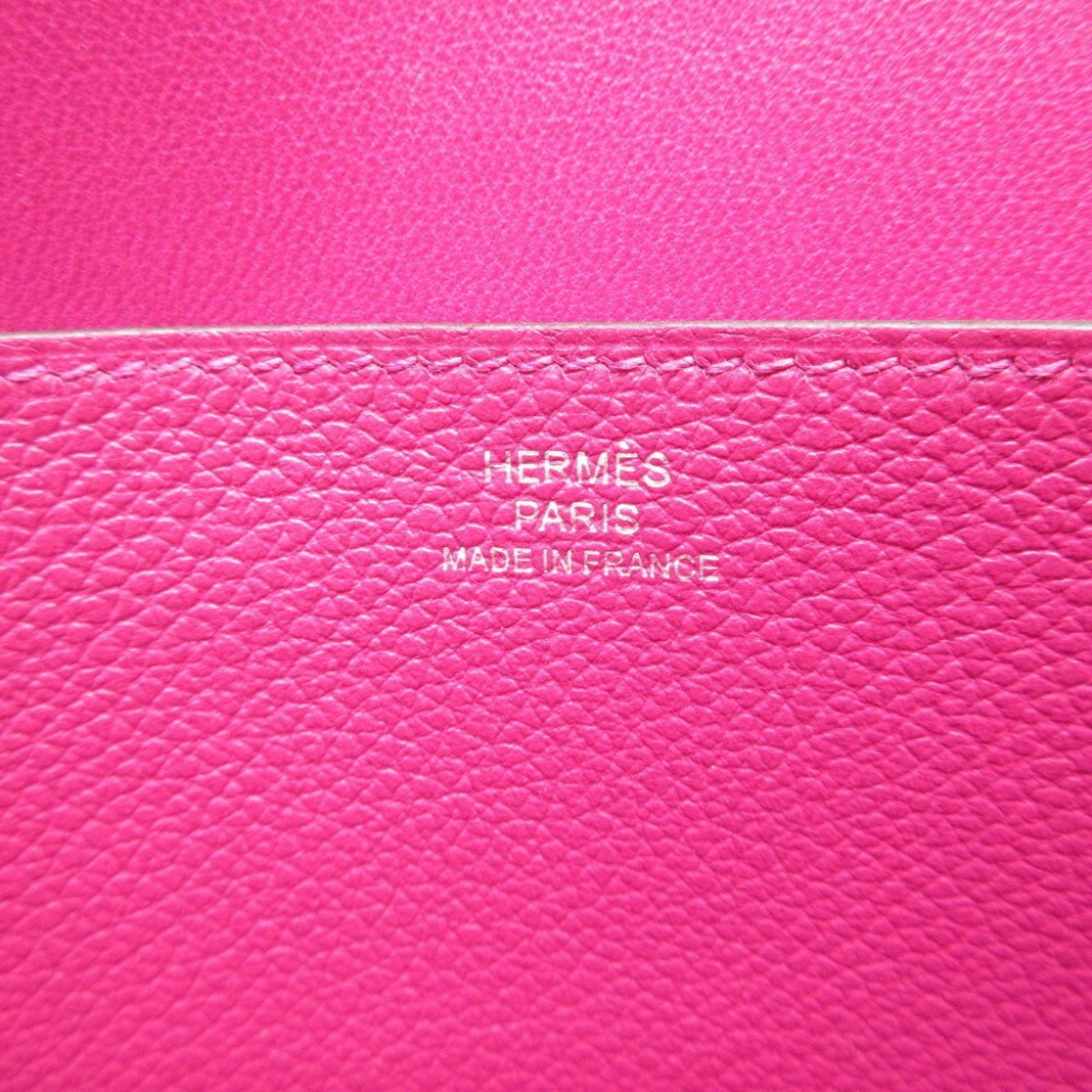 Hermès Dogon, Pink, Leather, wallet