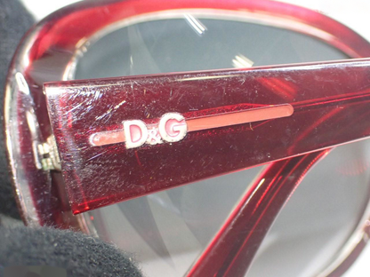 Dolce & Gabbana welcome glasses plastique rouge, Red, Plastic, Sunglasses