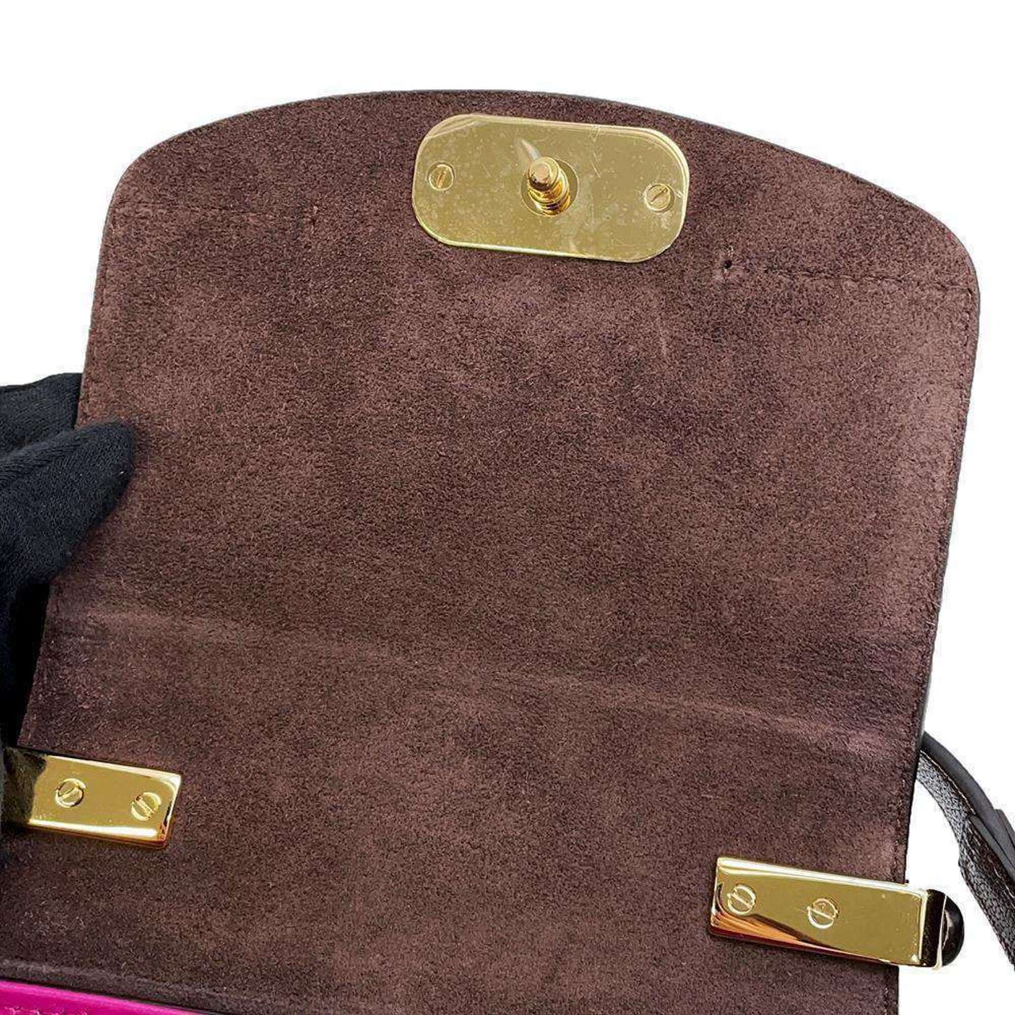 Chloé C, Purple, Leather, shoulder