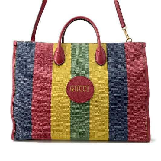 Gucci Baiedera, Multicolour, Canvas, tote