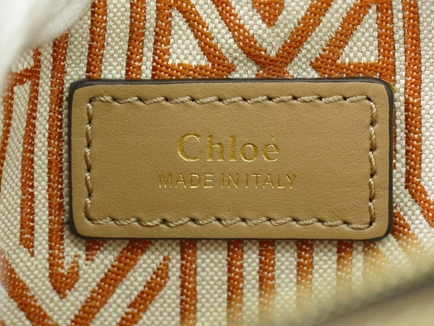 Chloé Daria, Beige, Leather, handbag