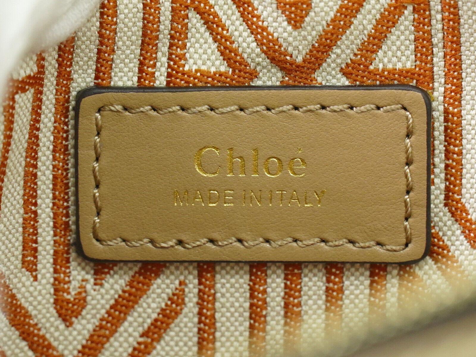 Chloé Daria, Beige, Leather, handbag