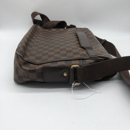 Louis Vuitton Shelton Messenger Damier Ebene, Brown, Canvas, Shoulder Bag