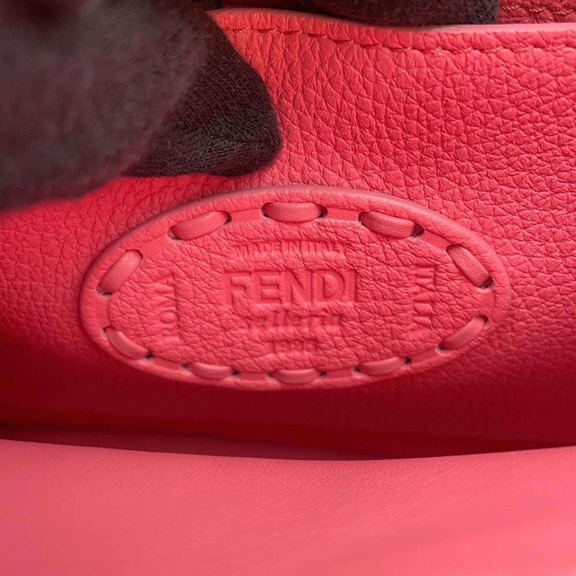 Fendi Peekaboo, Pink, Leather, handbag