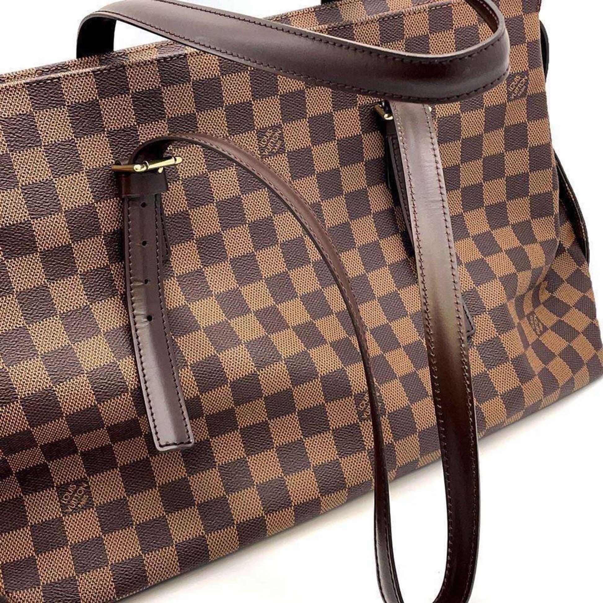 Louis Vuitton Chelsea, Brown, Canvas, tote