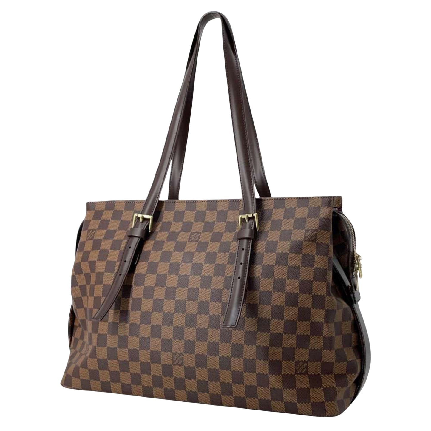 Louis Vuitton Chelsea, Brown, Canvas, tote