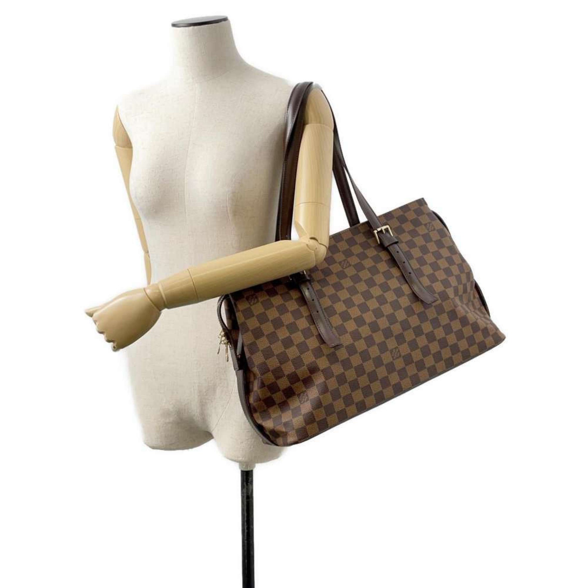 Louis Vuitton Chelsea, Brown, Canvas, tote