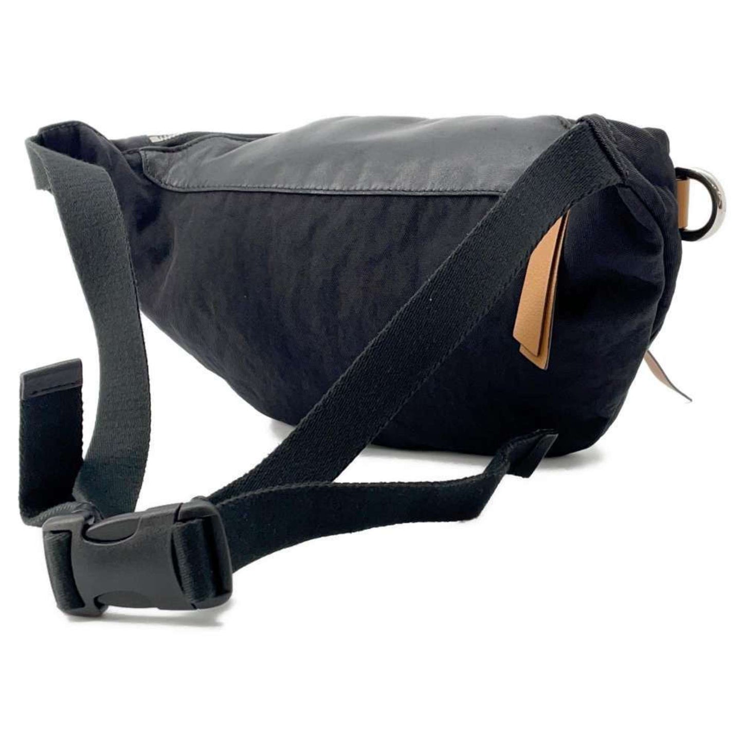 Loewe Puffy Bum Bag, Black, Leather, shoulder