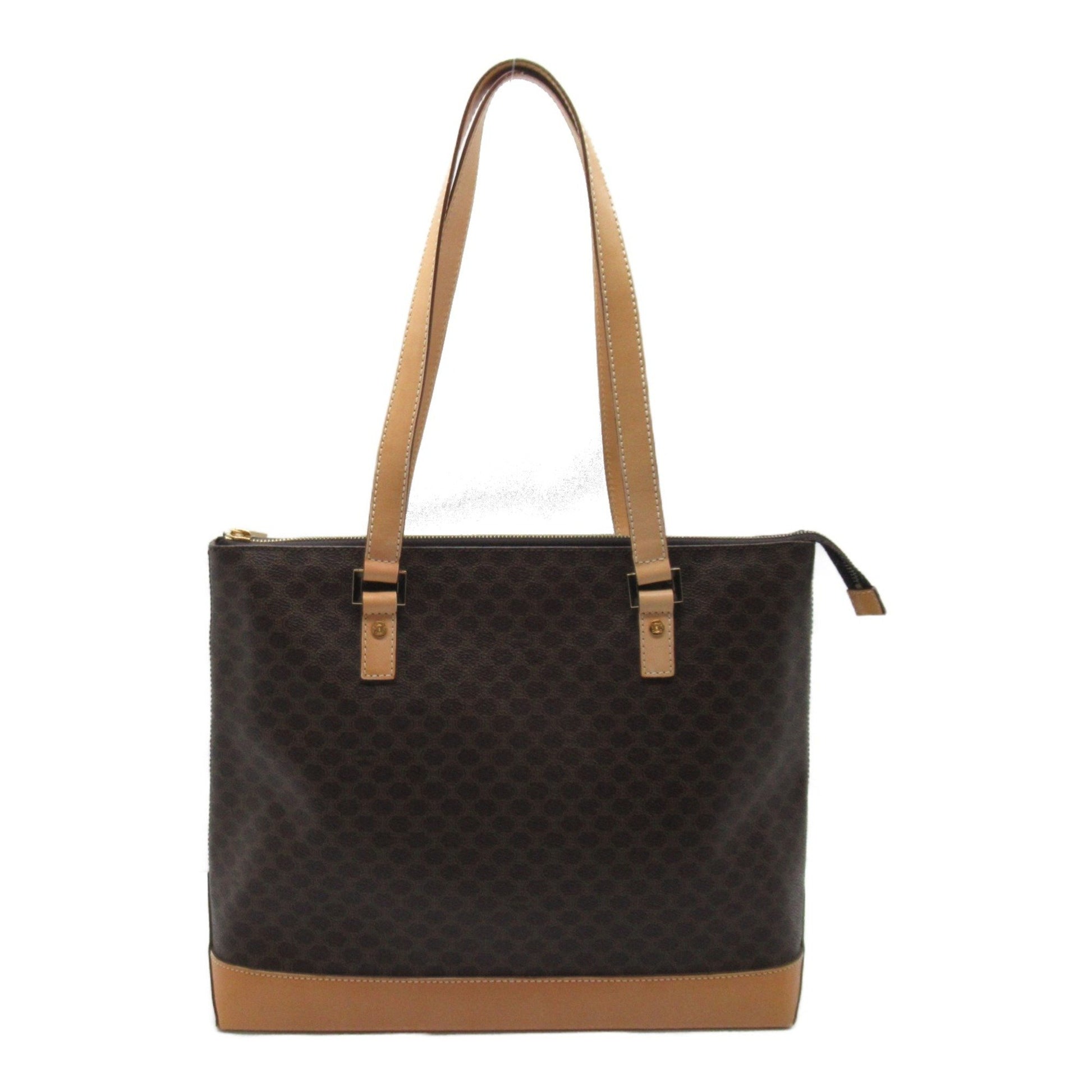 Céline Macadam, Brown, Canvas, shoulder