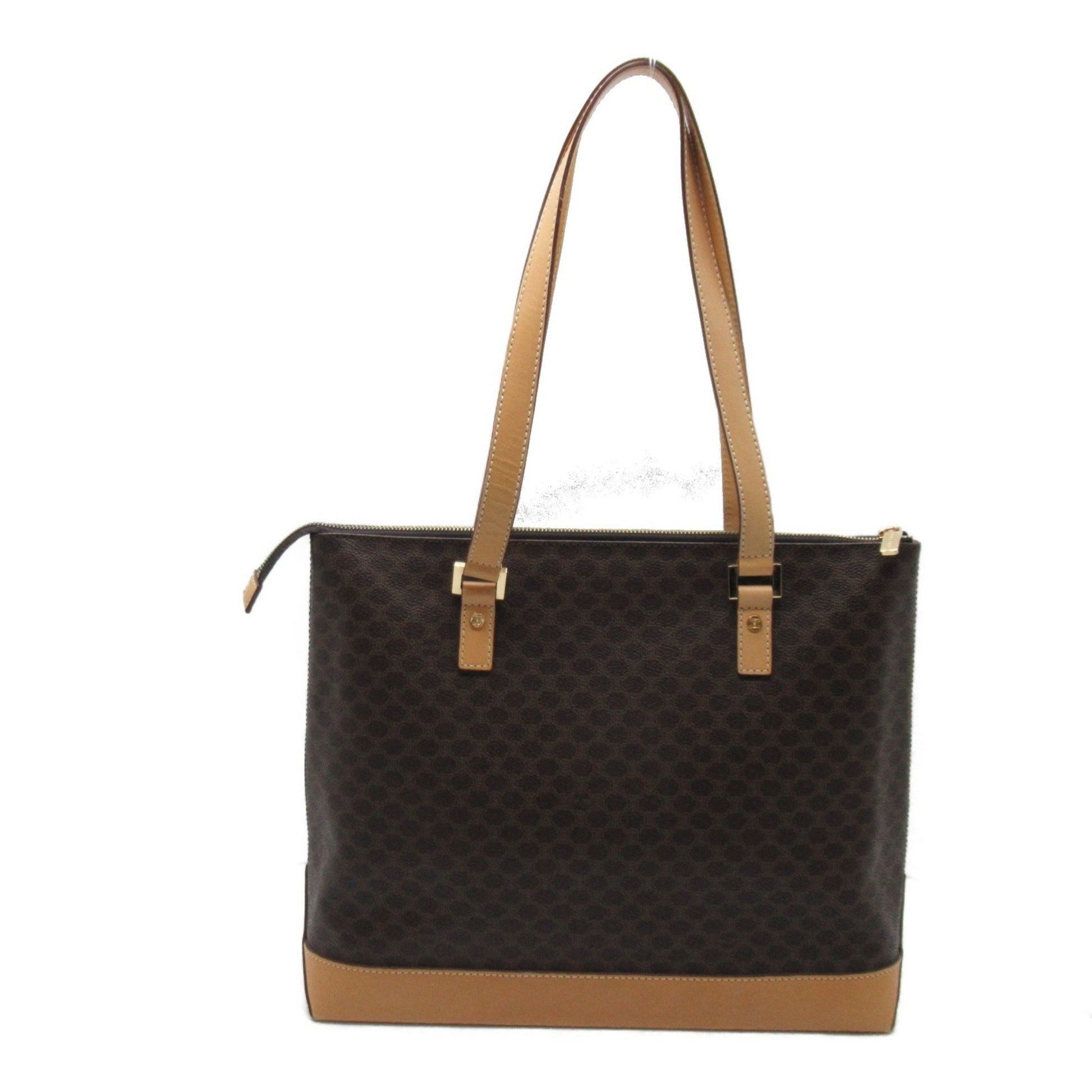 Céline Macadam, Brown, Canvas, shoulder