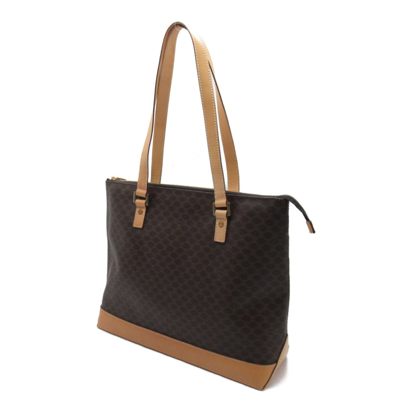 Céline Macadam, Brown, Canvas, shoulder