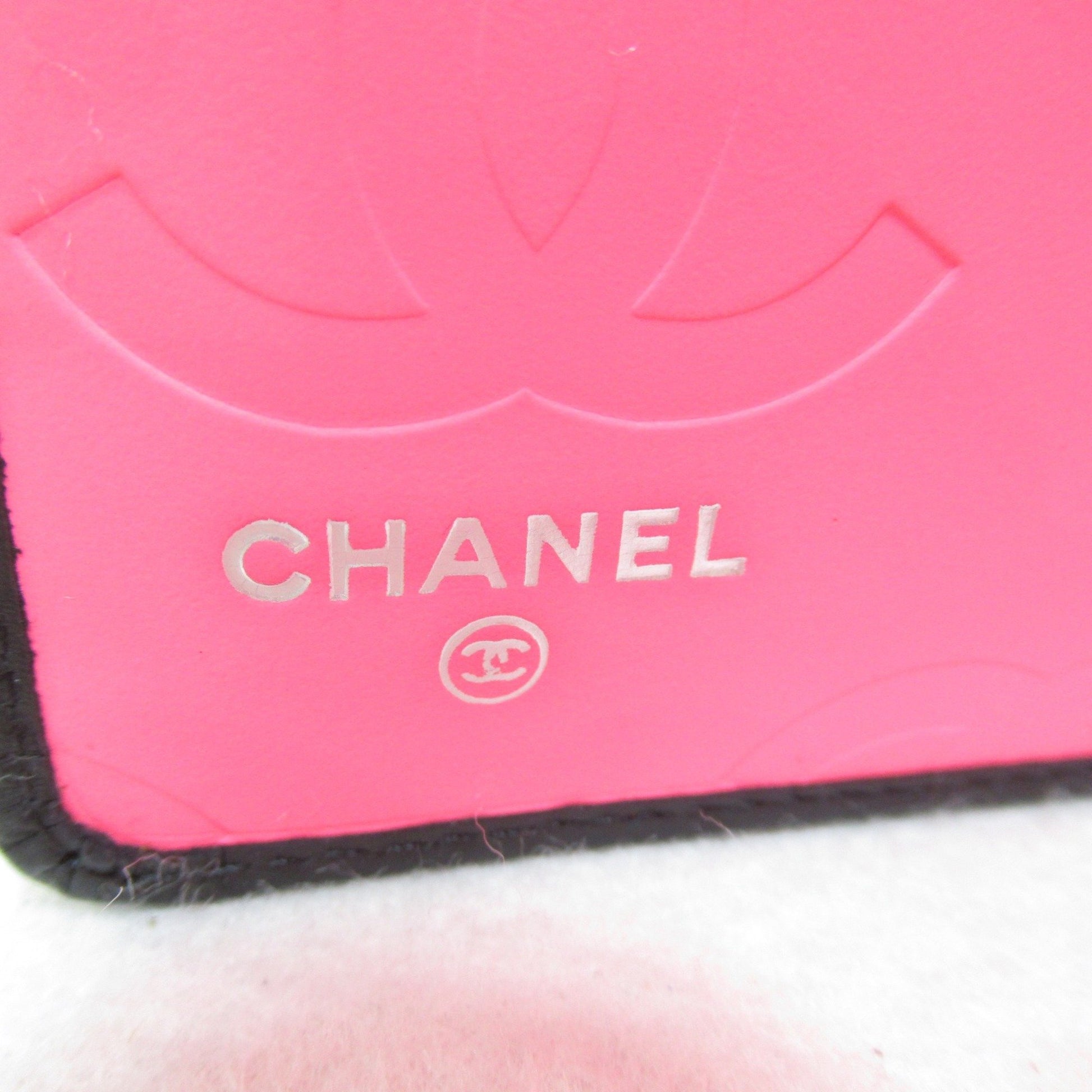 Chanel Cambon line, Black, Leather, wallet