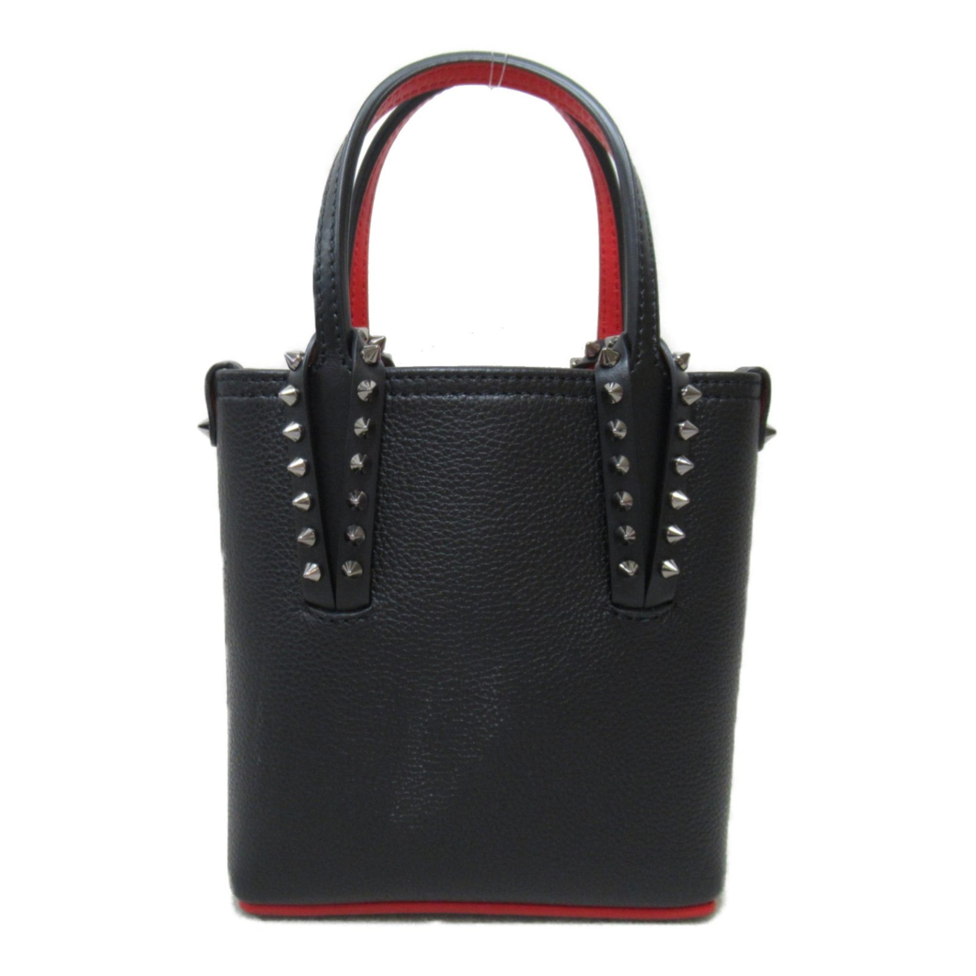 Christian Louboutin Cabata, Black, Leather, handbag