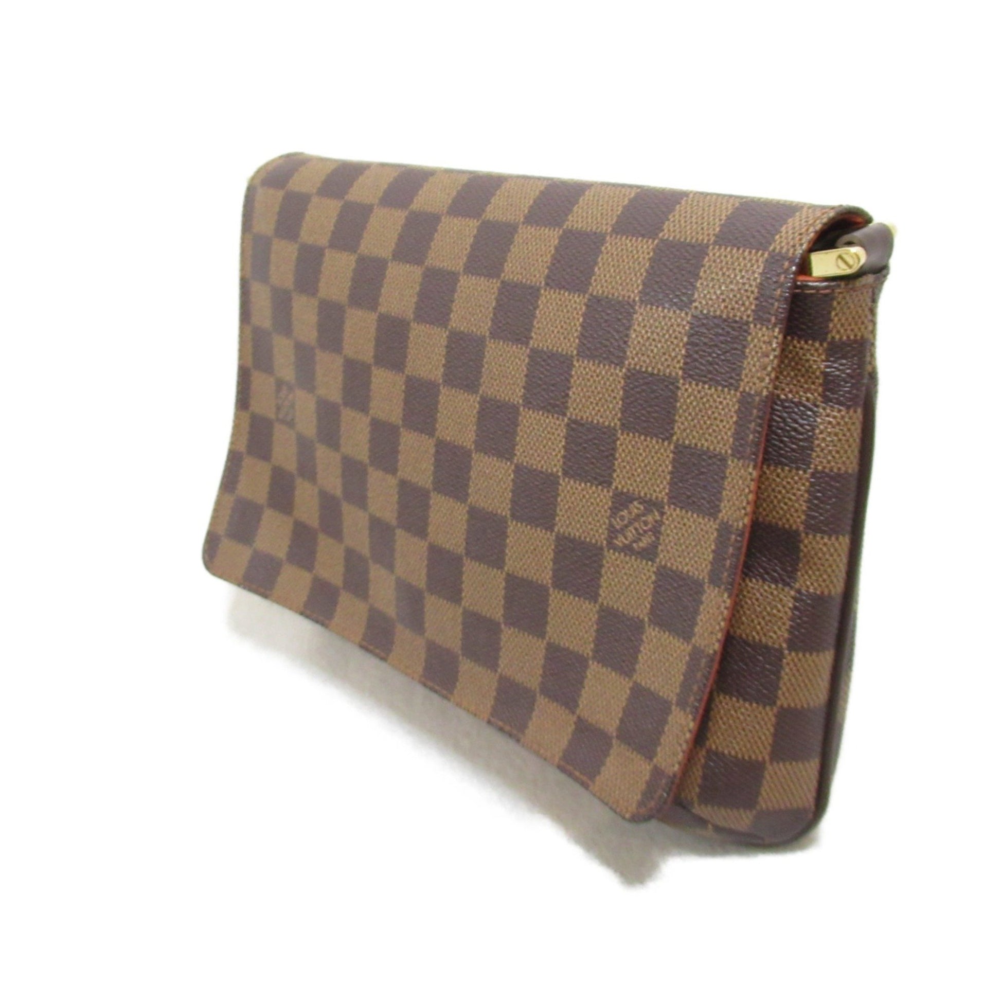 Louis Vuitton Musette Tango, Brown, Canvas, shoulder