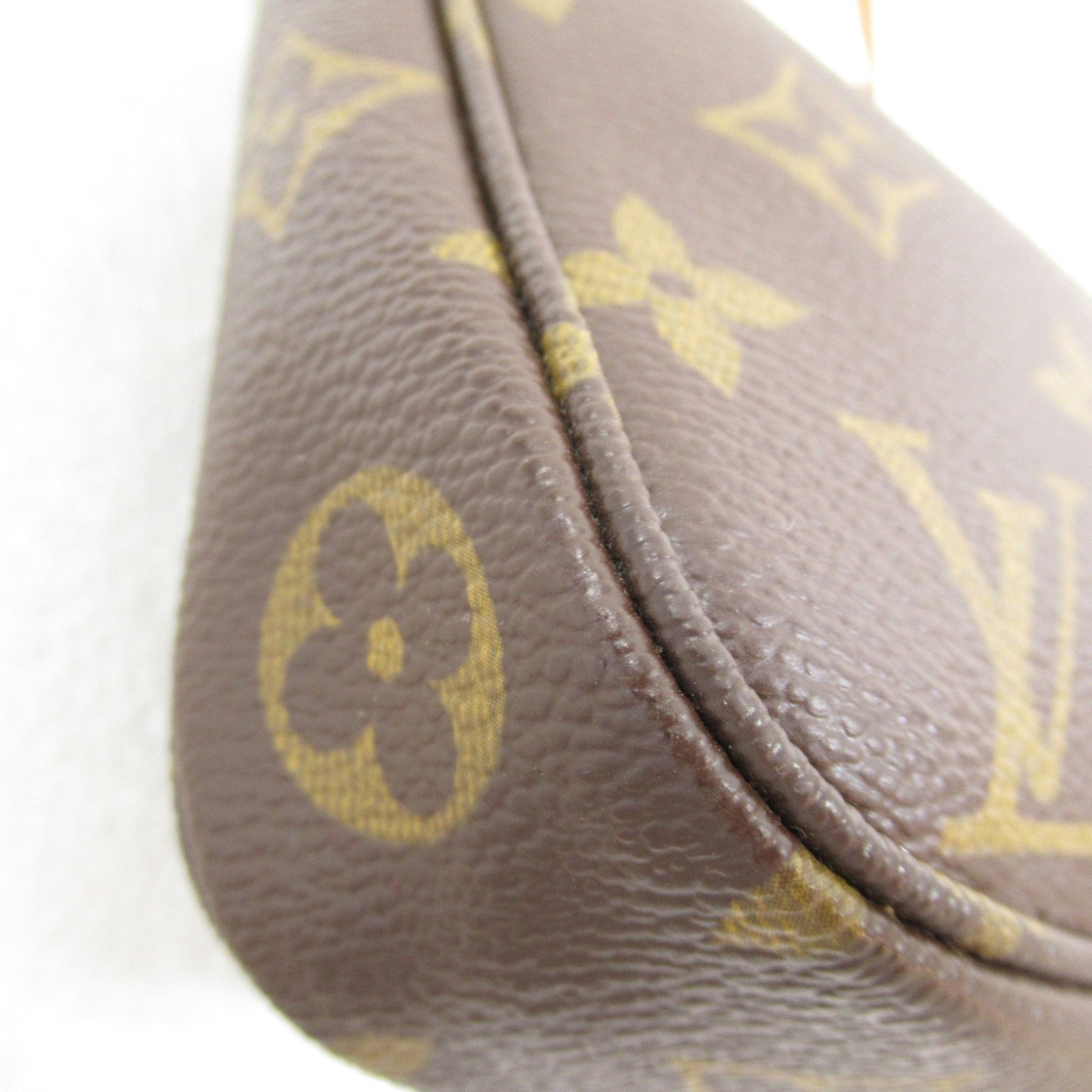 Louis Vuitton Pochette Accessoire, Brown, Canvas, clutch