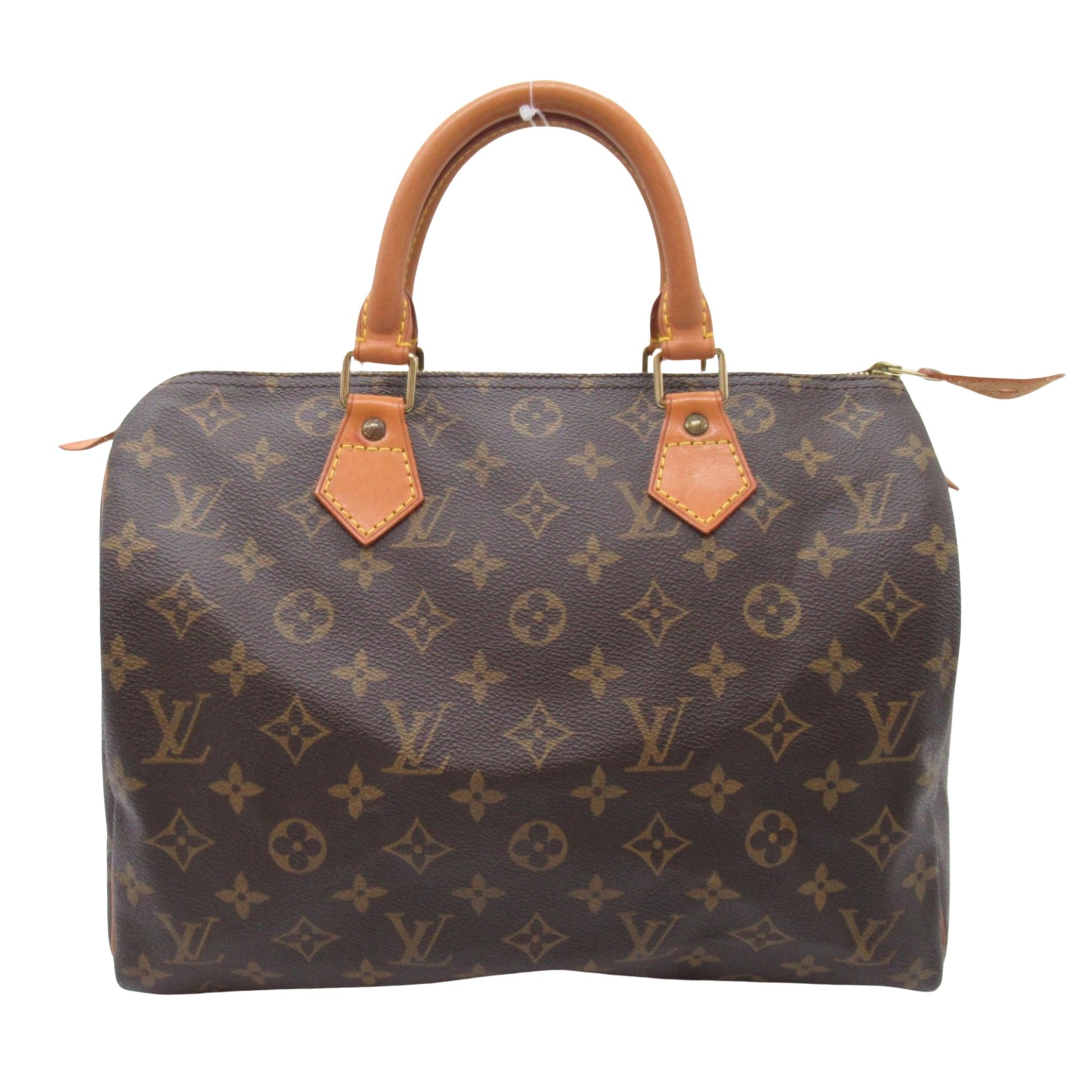 Louis Vuitton Speedy 30, Brown, Canvas, handbag