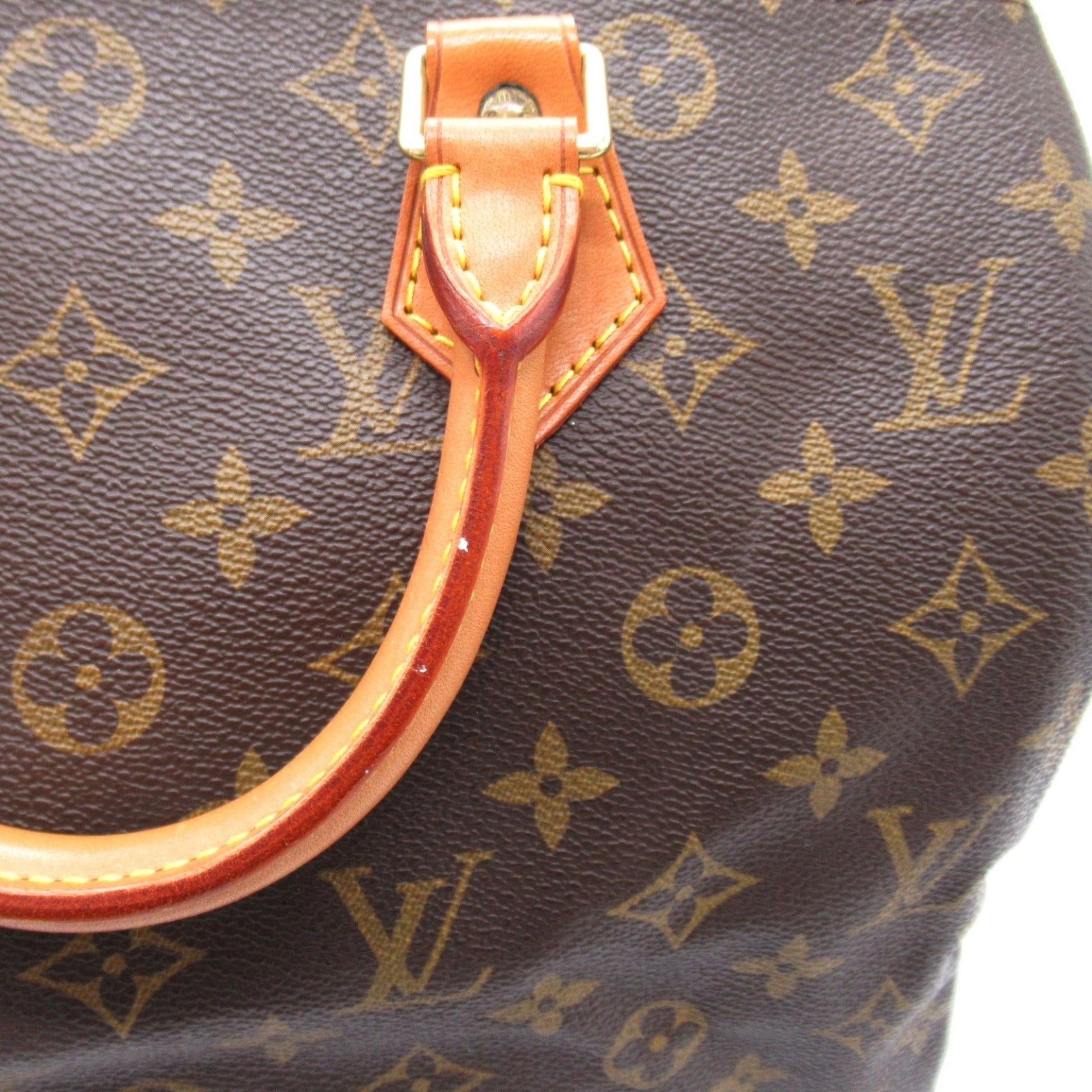 Louis Vuitton Speedy 30, Brown, Canvas, handbag