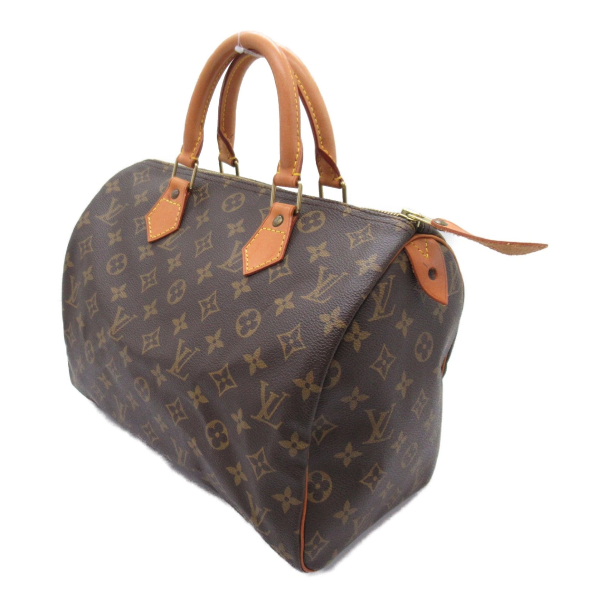 Louis Vuitton Speedy 30, Brown, Canvas, handbag