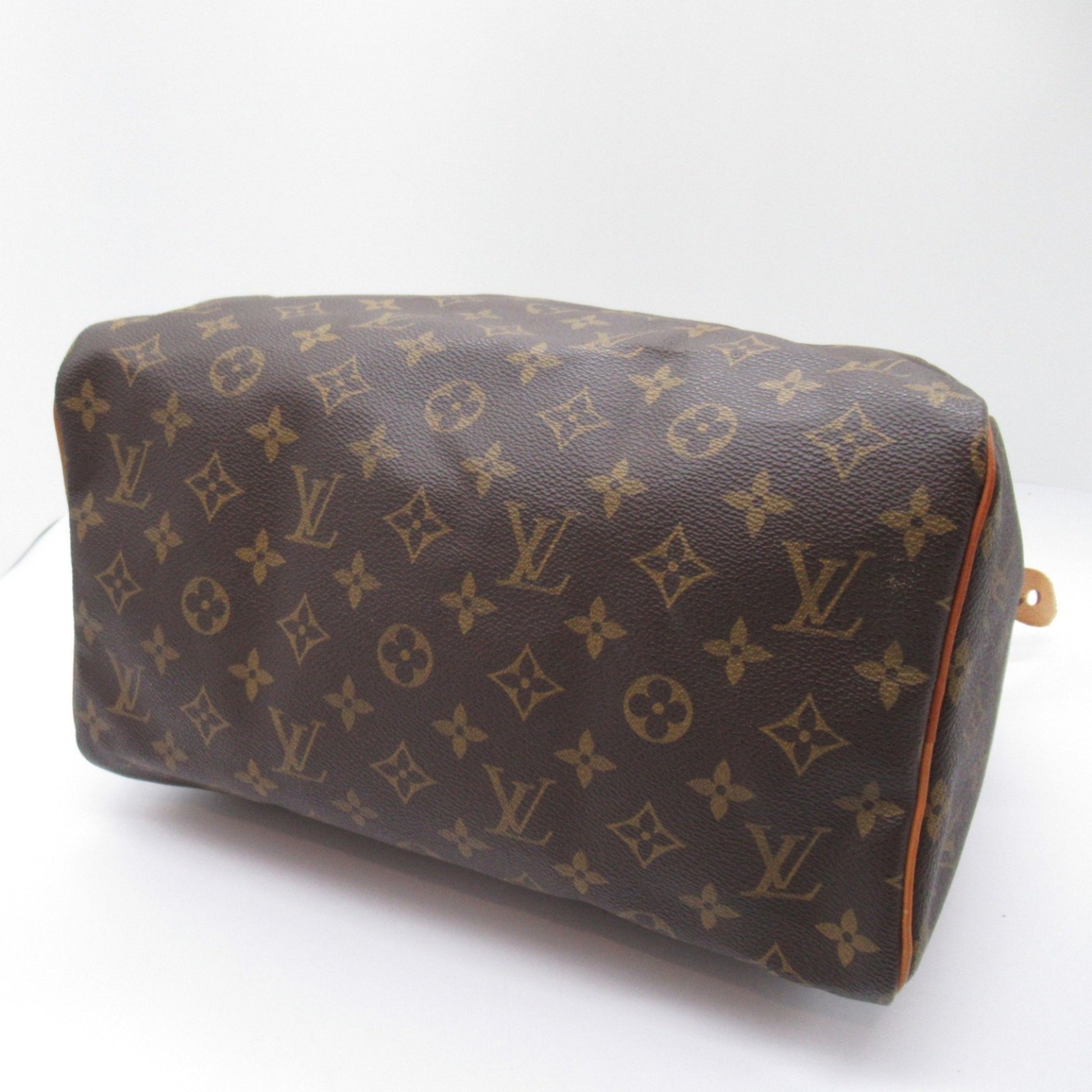 Louis Vuitton Speedy 30, Brown, Canvas, handbag