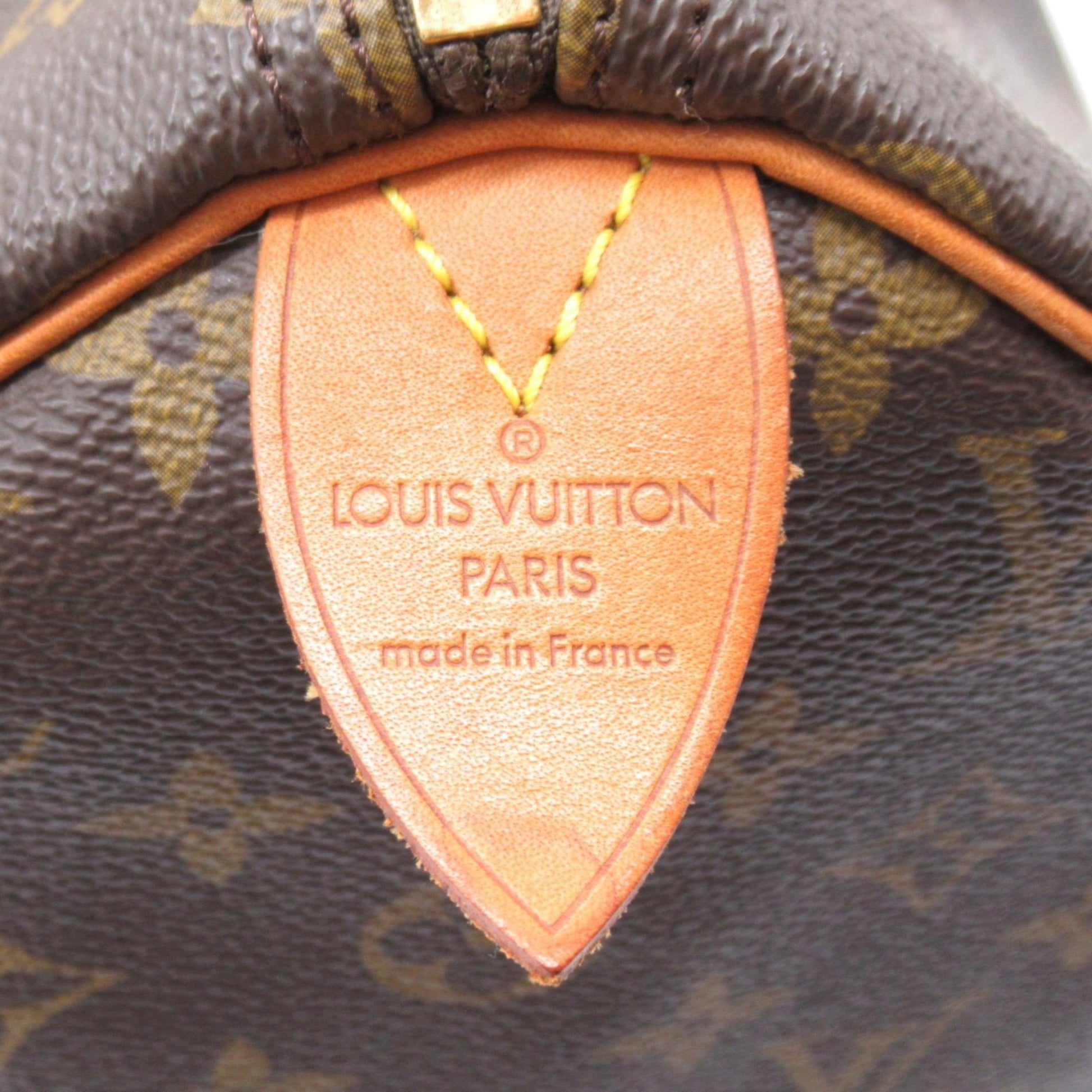 Louis Vuitton Speedy 30, Brown, Canvas, handbag