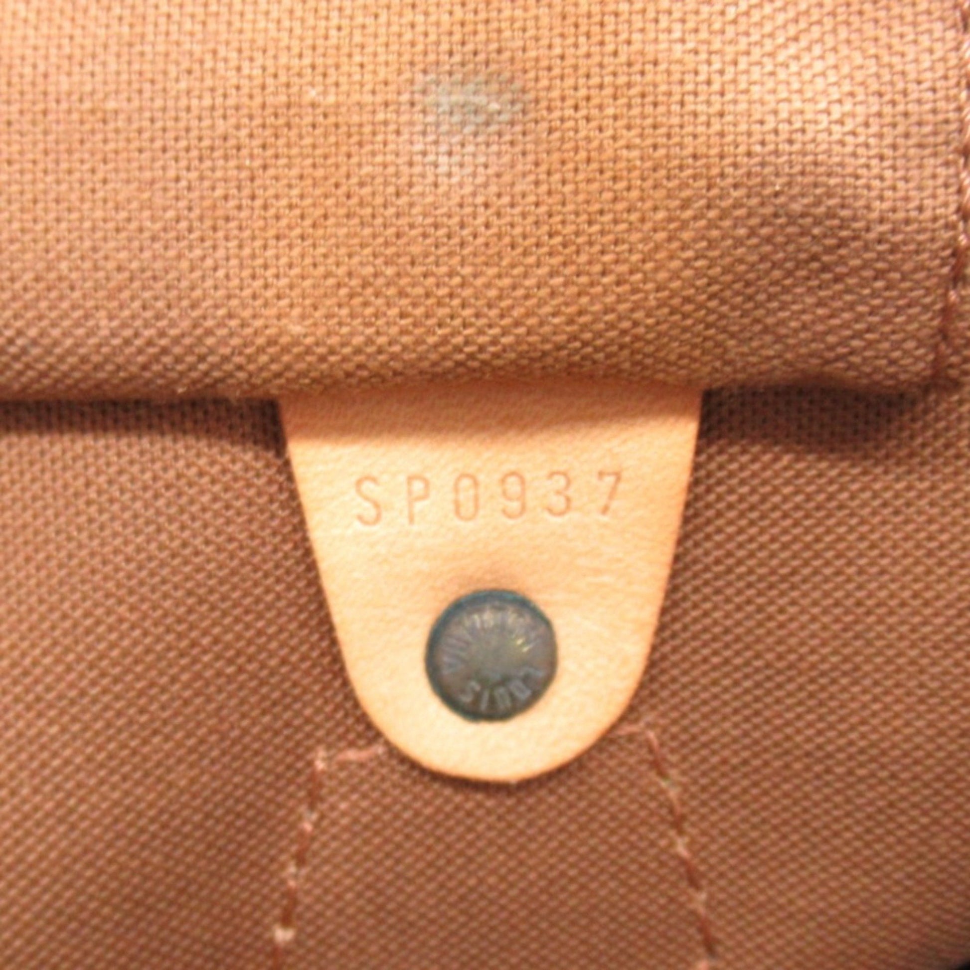 Louis Vuitton Speedy 30, Brown, Canvas, handbag