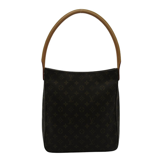 Louis Vuitton Looping GM, Brown, Canvas, shoulder