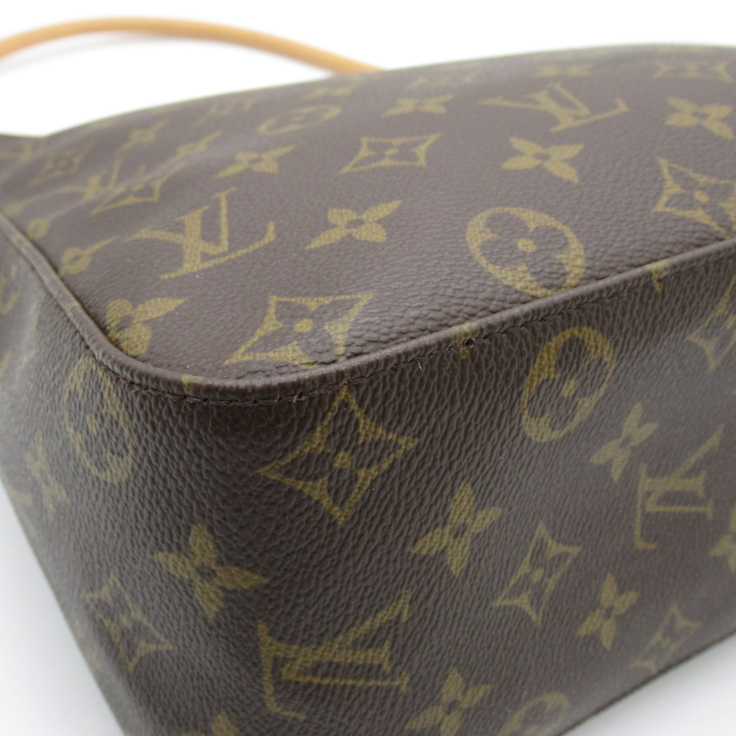 Louis Vuitton Looping GM, Brown, Canvas, shoulder