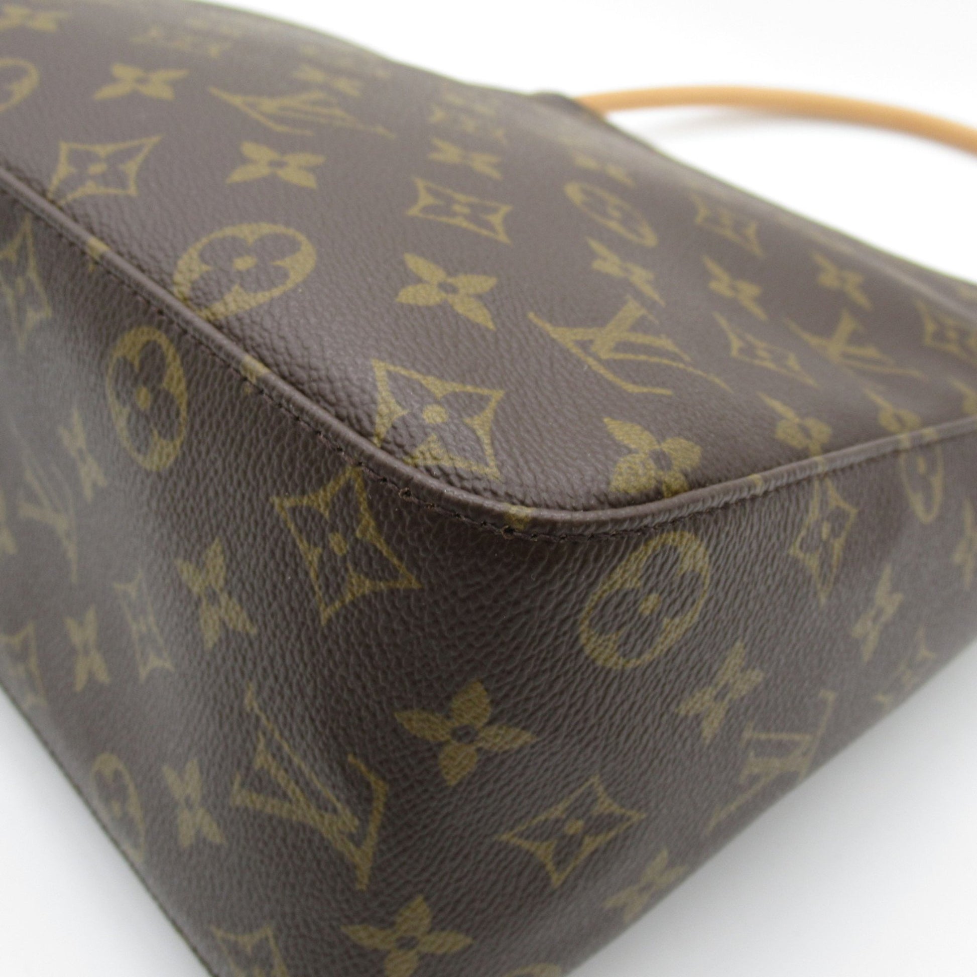 Louis Vuitton Looping GM, Brown, Canvas, shoulder